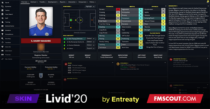 Livid'20 Skin FM20