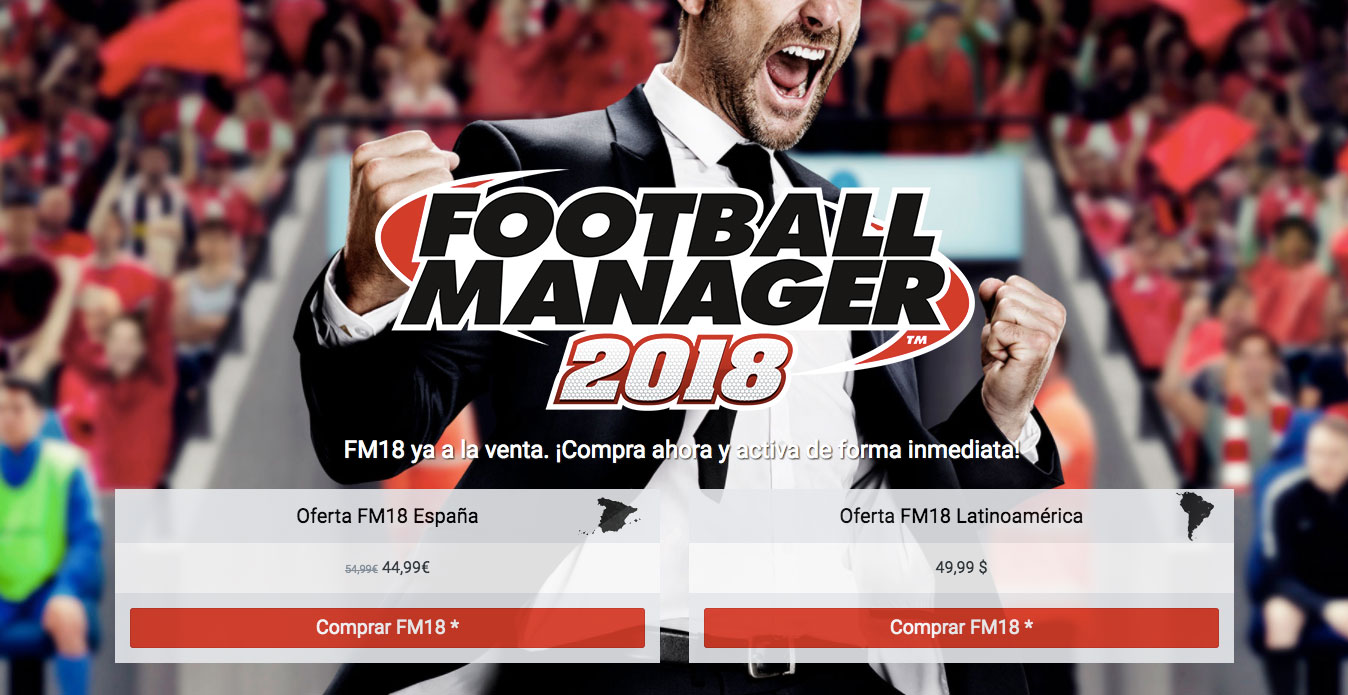 Comprar Football Manager 2018