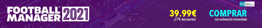 Comprar Football Manger 2021 al mejor precio. 39.99€ en FMSite