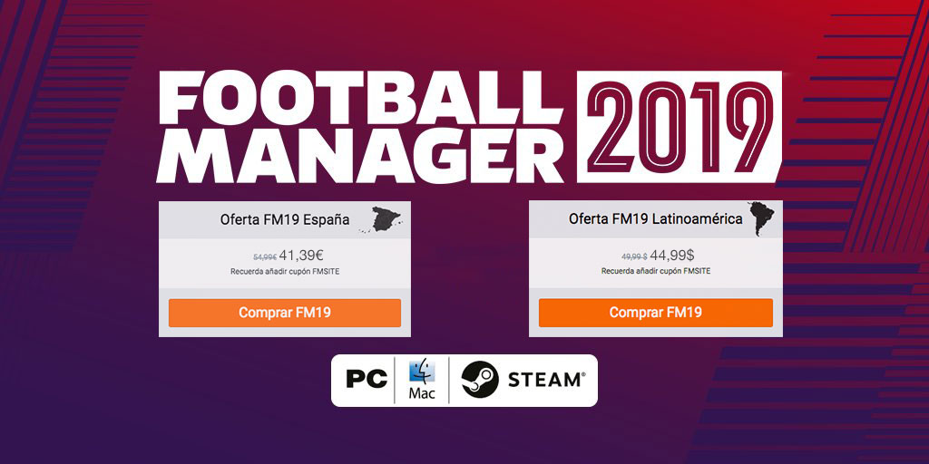 Oferta Football Manager 2019