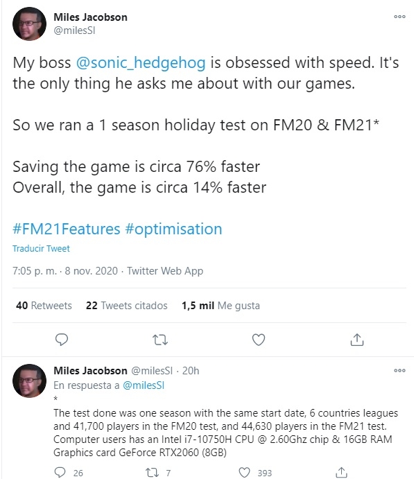 Football Manager 2021 - 24 Nov. Todas las novedades actualizadas.