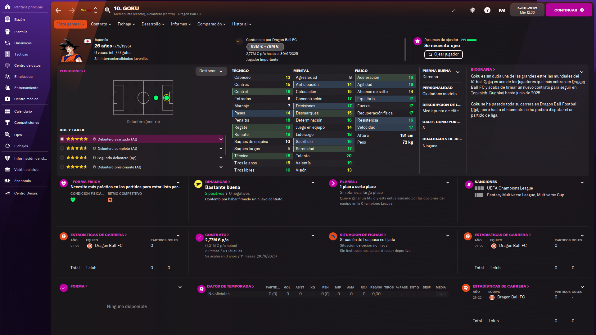 Fantasy Football 1.0 (Funciona solo con versión 22.3.0)