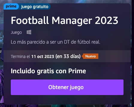 .ca]  Prime Gaming: Football Manager 2023 FREE for